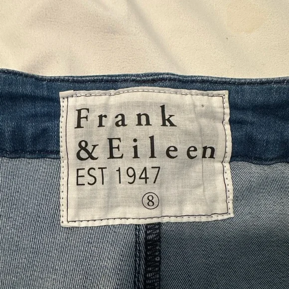 Frank & Eileen Women’s Kinsale Performance Crop Trouser Pants Jeans Size 8 - Picture 5 of 7